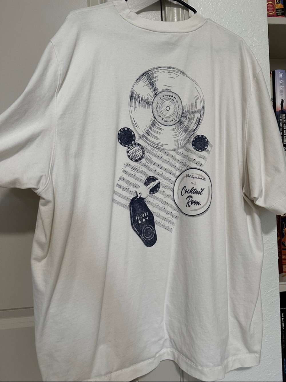Abercrombie & Fitch Cream Heavyweight Tee
